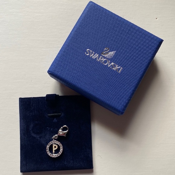 Swarovski Jewelry - Swarovski initial “P” charm